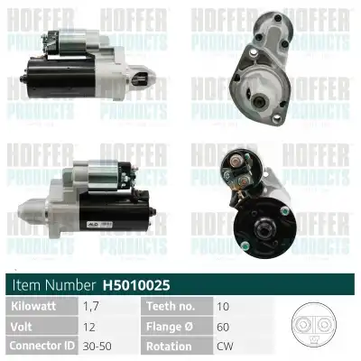 Стартер HOFFER H5010025