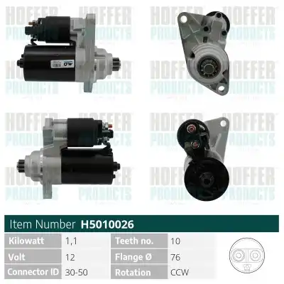 Стартер HOFFER H5010026