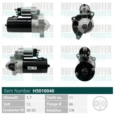 Стартер HOFFER H5010040