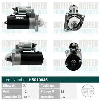 Стартер HOFFER H5010046