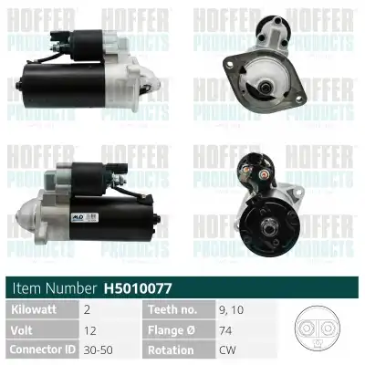 Стартер HOFFER H5010077