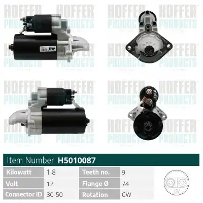 Стартер HOFFER H5010087