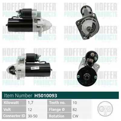 Стартер HOFFER H5010093
