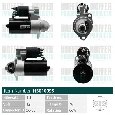 Стартер HOFFER H5010095
