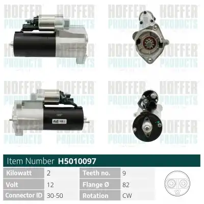 Стартер HOFFER H5010097