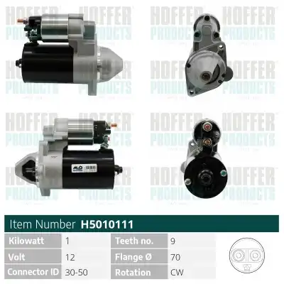 Стартер HOFFER H5010111