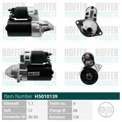 Стартер HOFFER H5010139