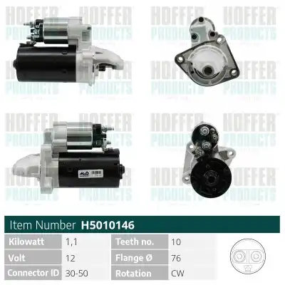 Стартер HOFFER H5010146
