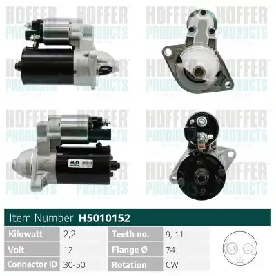 Стартер HOFFER H5010152