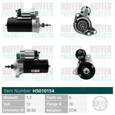 Стартер HOFFER H5010154