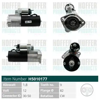 Стартер HOFFER H5010177