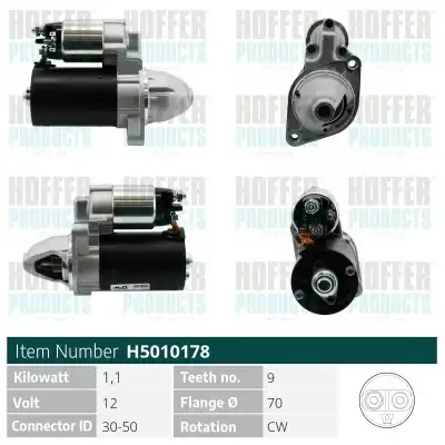 Стартер HOFFER H5010178
