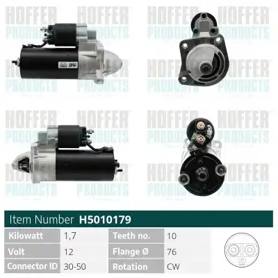 Стартер HOFFER H5010179