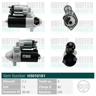 Стартер HOFFER H5010181