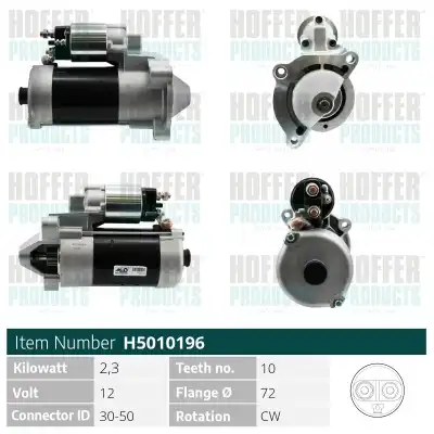 Стартер HOFFER H5010196