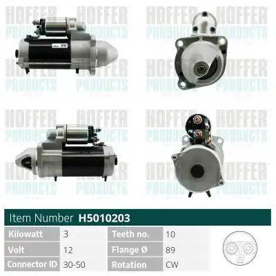 Стартер HOFFER H5010203
