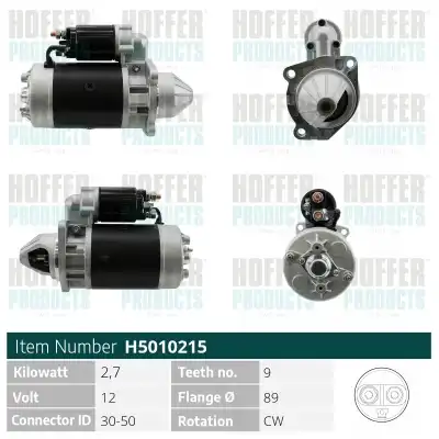 Стартер HOFFER H5010215