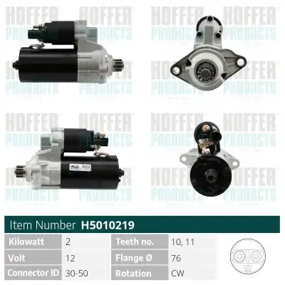 Стартер HOFFER H5010219