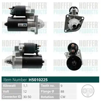 Стартер HOFFER H5010225
