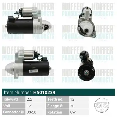 Стартер HOFFER H5010239