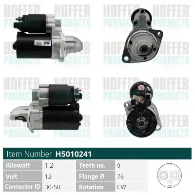 Стартер HOFFER H5010241