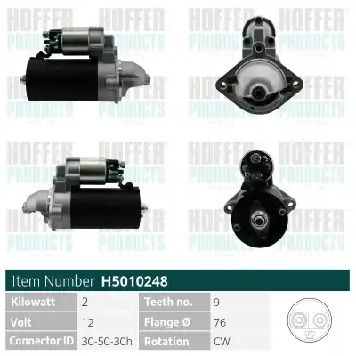 Стартер HOFFER H5010248