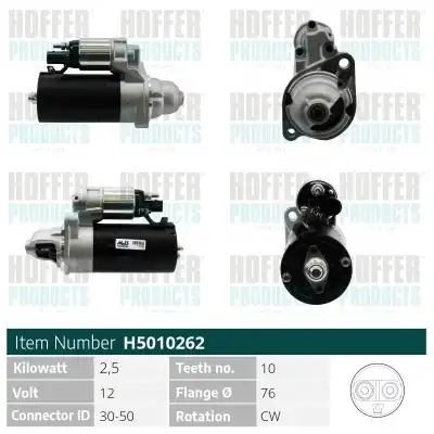 Стартер HOFFER H5010262