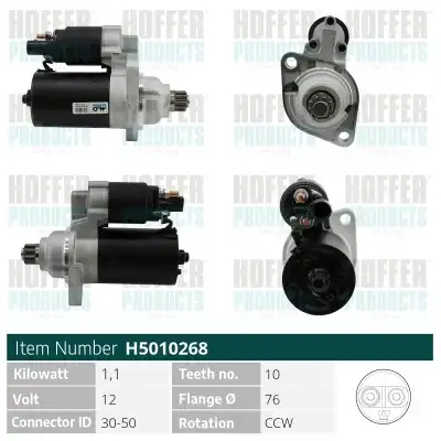 Стартер HOFFER H5010268