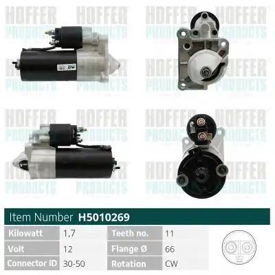 Стартер HOFFER H5010269