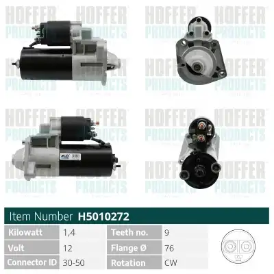 Стартер HOFFER H5010272
