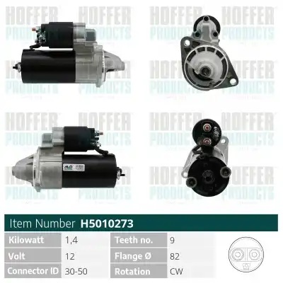 Стартер HOFFER H5010273