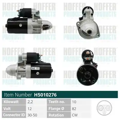 Стартер HOFFER H5010276