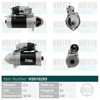 Стартер HOFFER H5010293