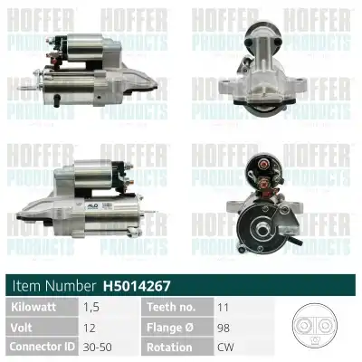 Стартер HOFFER H5014267