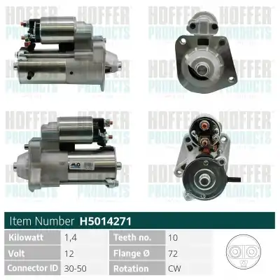 Стартер HOFFER H5014271