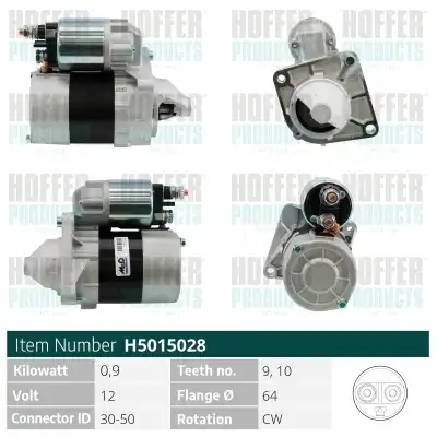 Стартер HOFFER H5015028