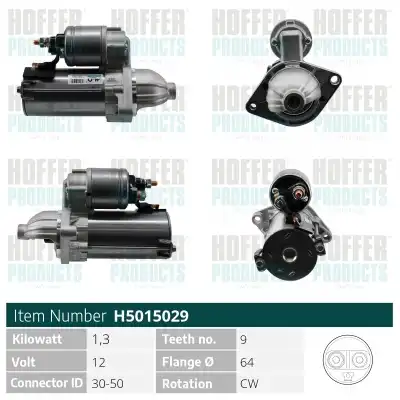 Стартер HOFFER H5015029