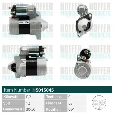 Стартер HOFFER H5015045