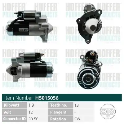 Стартер HOFFER H5015056