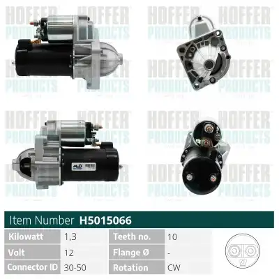 Стартер HOFFER H5015066