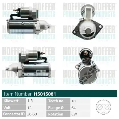 Стартер HOFFER H5015081