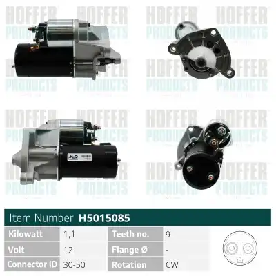 Стартер HOFFER H5015085