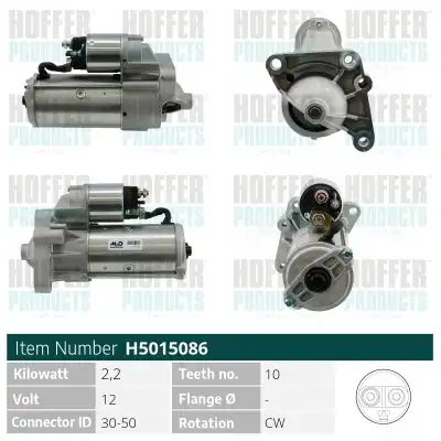 Стартер HOFFER H5015086