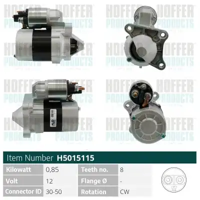 Стартер HOFFER H5015115