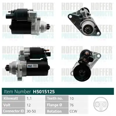 Стартер HOFFER H5015125
