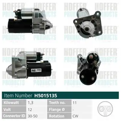 Стартер HOFFER H5015135