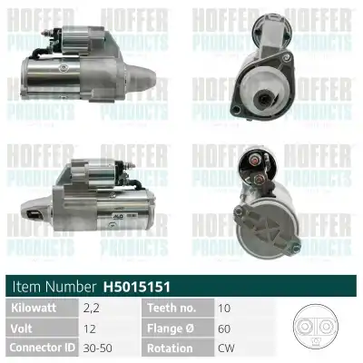 Стартер HOFFER H5015151