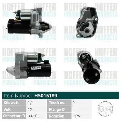 Стартер HOFFER H5015189