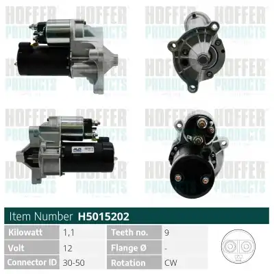 Стартер HOFFER H5015202