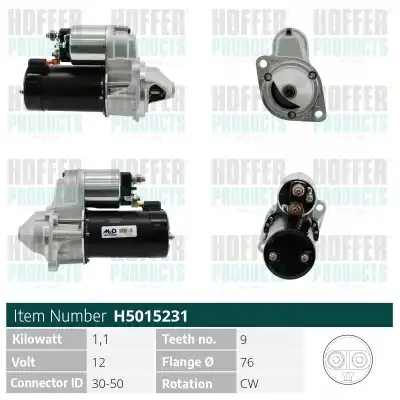 Стартер HOFFER H5015231